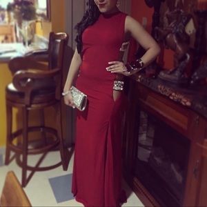 Red prom dress